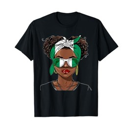 Nigeria Flag Outfit for Woman Uniform Souvenirs Nigerian T-Shirt