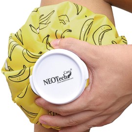 NeoTech Care NeoTech Care Ice Bag, Screw Top Fillable, Reusable (Bananas Design, 8 inch)