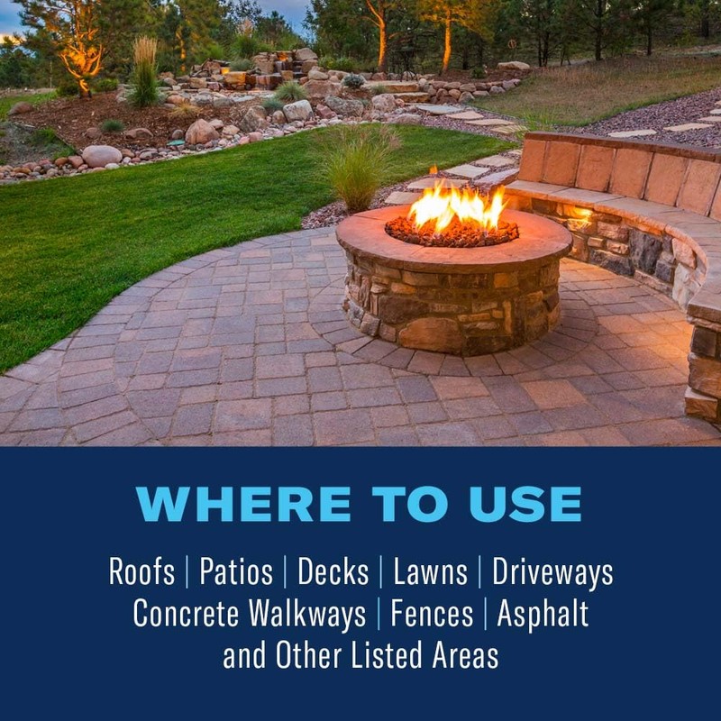 BioAdvanced 2-in-1 Moss and Algae Killer for Lawns, Roofs, Patios,