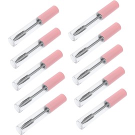 Botellas Vacías para Rímel de Pestañas 10ml de Plástico Rosa, Ligeras y Recargables con Aplicador, Paquete de 10 Piezas para Maquillaje y Sérum de Pestañas