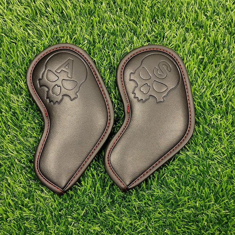 Golf Iron Covers Set, Skull Pattern Protective Covers Golf Iron