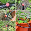 Rolcoassuns 100Pcs 1/4 Inch Adjustable Irrigation Drippers, 360° Micro Drip