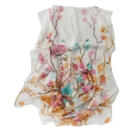 FAIRYGATE Chiffon Scarf, Women's Stole Neckerchief Scarf, for Summer, Autumn, Winter, All Year Round Shawls & Scarves