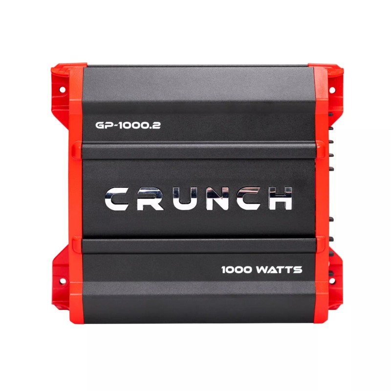 Crunch GP-1000.2 1000W 2-Channel Amplifier & BC4R 4-Gauge Wiring Kit