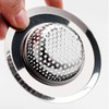 Bathtub Sink Strainer, Stainless Steel Shower Bathtub Drain Hair Catcher,