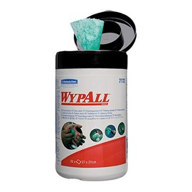 Wypall 7772 Wypall Cleaning Cloths 27 x 27 cm Pack of 50 Wipes Green