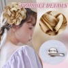 PH PandaHall 18cm Flower Brooch Rose Hair Clips Elegant Floral