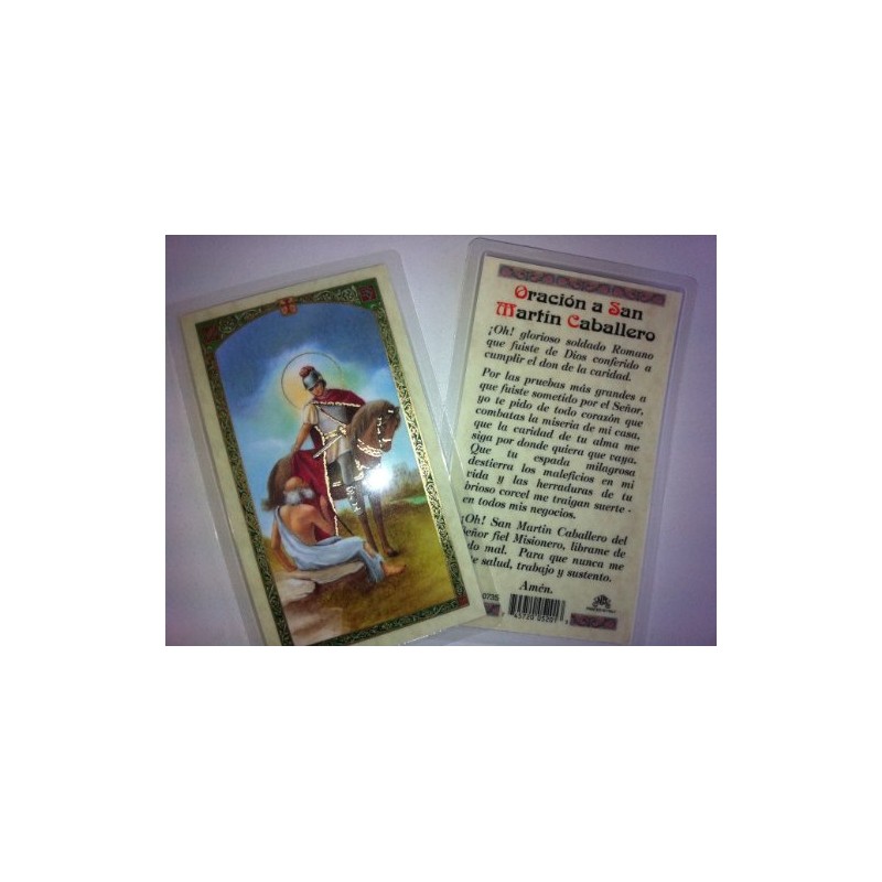 Holy Prayer Cards For the Prayer to San Martin Caballero
