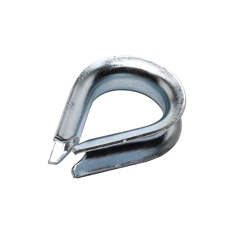 Merriway BH04223 (2 Pcs) Wire Rope Cable Thimble, Galvanised 10