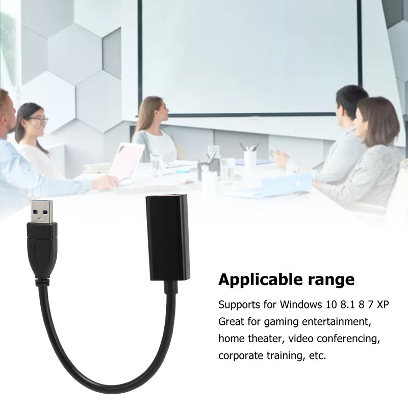 USB3.0 to HD Multimedia Interface Adapter Portable 1080P 60HZ 5Gbps