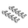 200Pcs Self Drilling Screw Stainless Steel Round Head M4.8x13 Fastener
