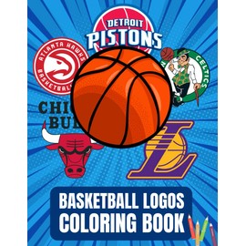Basketball Logos Coloring Book: Containing every team logo for Adults, teens and kids