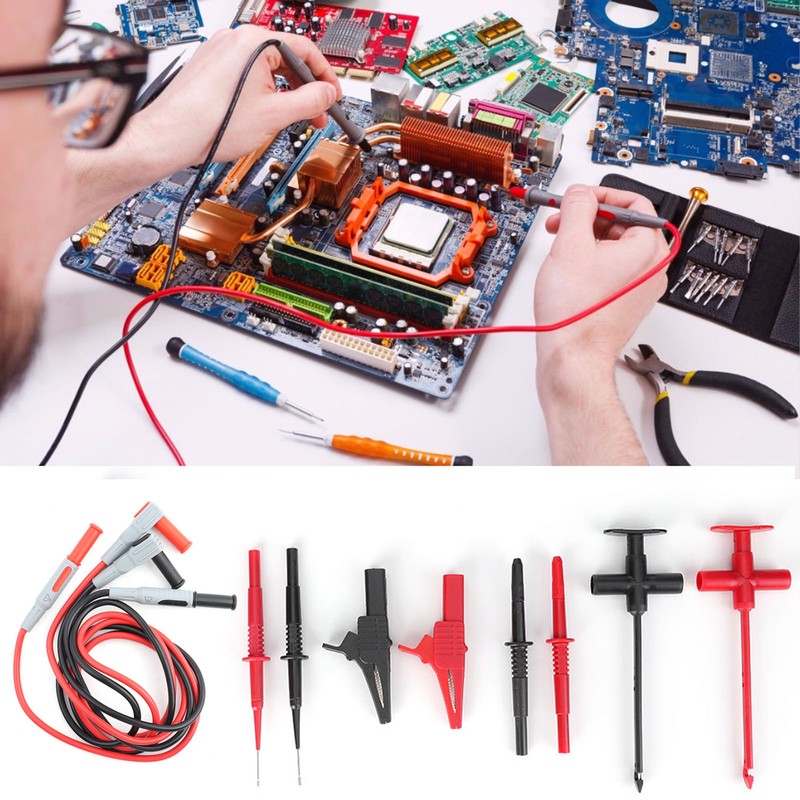 Electronic Test Lead Kit for Multimeter Tester Leads Probe Electronic