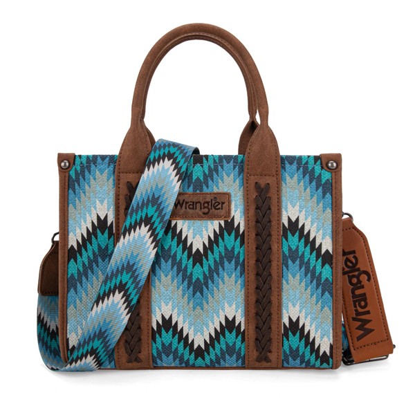 Wrangler x Montana West Aztec Canvas Tote Bags for Women
