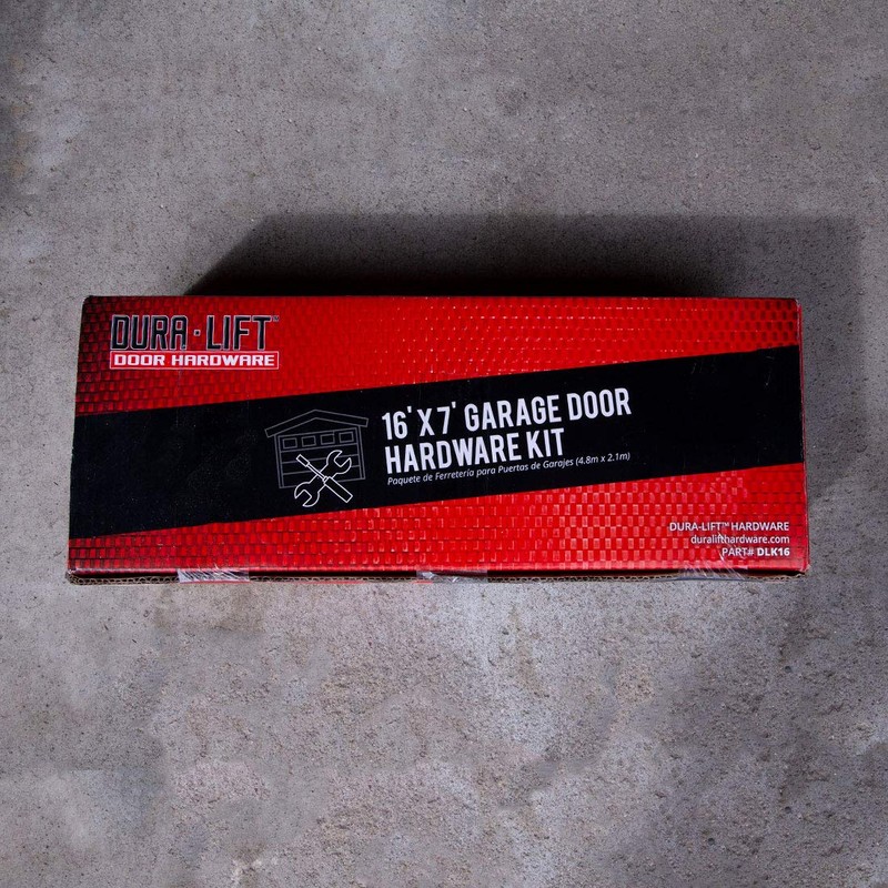 DURA-LIFT Garage Door Hardware Installation Kit for 16' by 7'