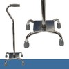 Nova 5730 silver four-legged limbs old man cane