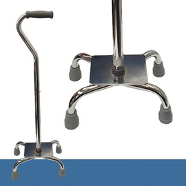 Nova 5730 silver four-legged limbs old man cane