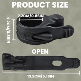 Cranviech 2 Pack Motorcycle Electrombile Throttle Assist Cruise Control Grip Throttle Clamp Handlebar Rocker Rest Accelerator Assistant for Bicycles Motorcycles