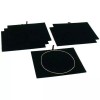 FindingKing 6 Jewelry Display Pad Insert Black Velvet Showcase Unit