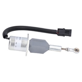 24V Fuel Shut-Off Magnet, 3928161 Fuel Shut-Off Magnet Flame Extinguishing Solenoid Valve 3928161 Replacement for Cummins 6CT 8.3L