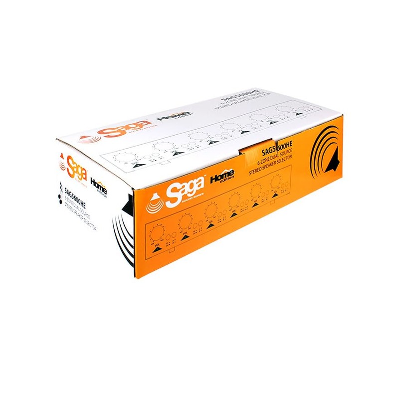 Skywalker Saga Elite™ 6-Zone Volume Control Dual-Source Stereo Speaker Selector