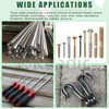 Keadic 496pcs Black Rubber End Caps, 17 Sizes Flexible End