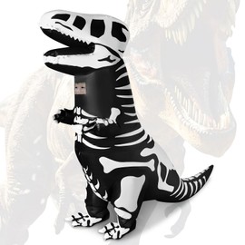 YELIY Disfraz Inflable Dinosaurio - Botarga de Dinosaurio, Disfraz de Dinosaurio Hinchable para Niño, Divertido Dino Halloween Disfraces Fiesta Cosplay(Niño)