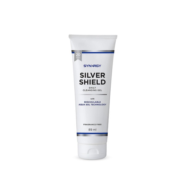 Synergy Worldwide Silver Shield Daily Cleansing Gel 89 ml | Nourishes and Helps Moisturise Skin | Skin Care | Moisturising | Alcohol Free