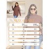 VISLILY Oversized Plus Size Sweaters Cute Pullover Shirts Casual Turtle