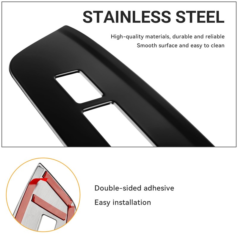 YOJOJOCO 4PCS Inner Window Switch Panel Cover Compatible with Honda
