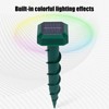 Gopher Repellents,Waterproof Solar Mole Repellents Ultrasonic | Waterproof Animal Control
