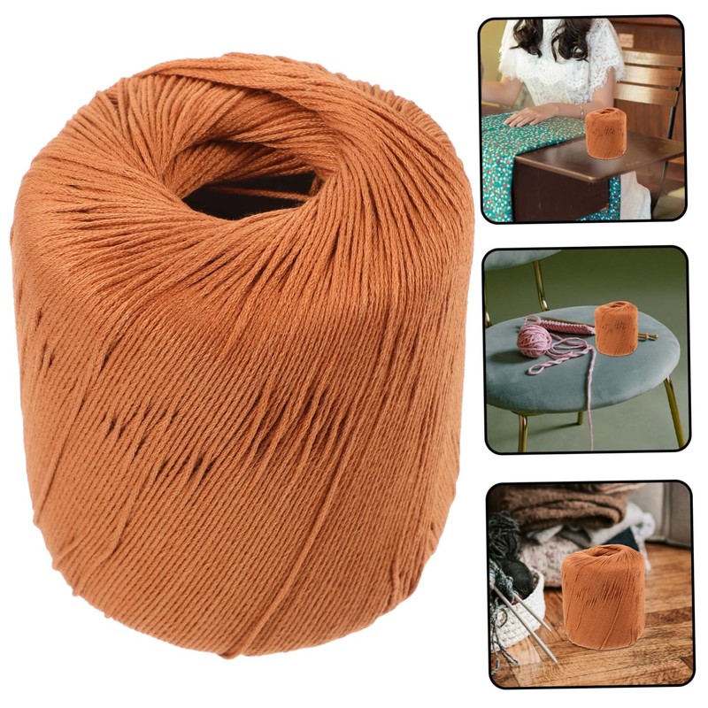 NOLITOY 1 Roll Multi Function Portable Cotton Yarn for Crocheting