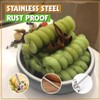 2pcs / Set Stainless Steel Vegetable Spiral Cutter Slicers Manual