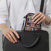 kwmobile Case for eReader Neoprene Protective Bookcase with Plants Blue