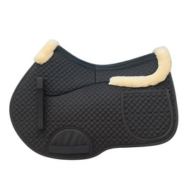 TNDCKP Universal English Saddle Pad – Adjustable Memory Foam Inserts, 3D Cooling & Anti-Slip Technology. Perfect for Dressage, Jumping & Training. Machine/Hand Washable for Durability & Comfort.