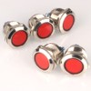 GUUZI 5pcs 12V-24V 22mm LED Metal Indicator Light Waterproof Signal