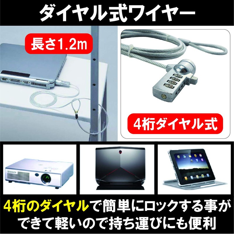 ABINECS Laptop Anti-Theft (Set of 2) Security Slots Paste Slots