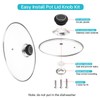 4 PCS Plastic & Stainless Steel Pot Lid Top Replacement