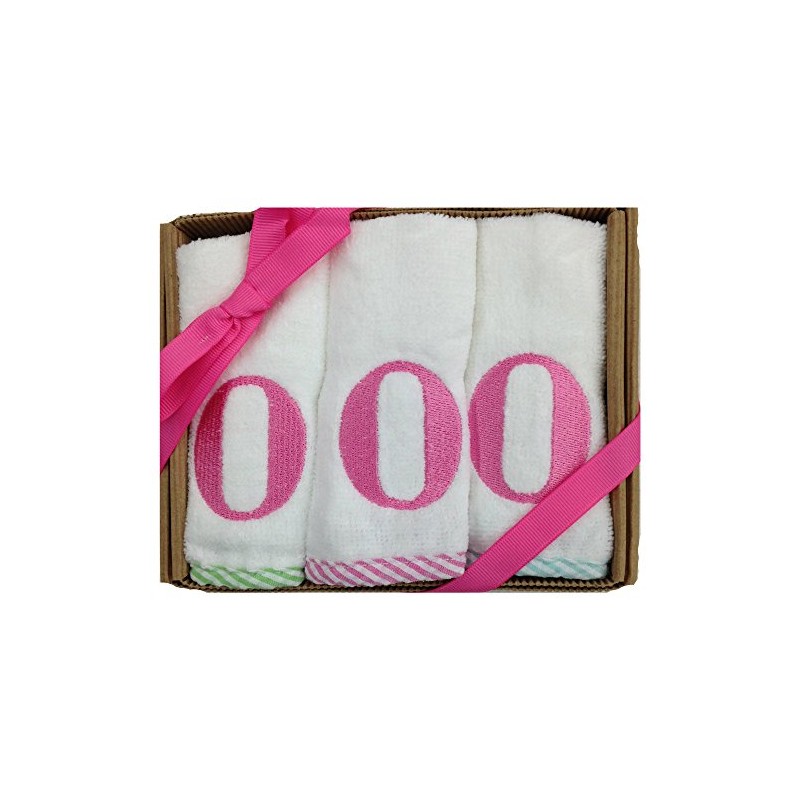 Mud Pie Initial Wash Cloth for Girl, O