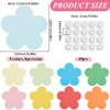SOFPLATE Set of 8, 72 Pieces, 6 Inch Flower Paper