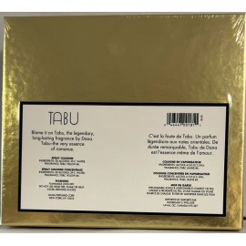 Dana Tabu by Dana 1.5 oz EDT Pure Spray + 1/2 oz Spray Mist Concentrate in Gift Box