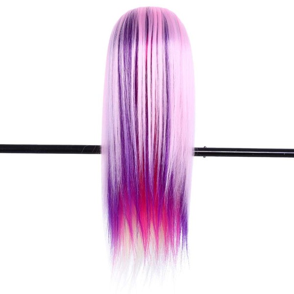 Salon Hair Dressing Hair Coloured Training Practice Model Mannequin Head with Free Comb