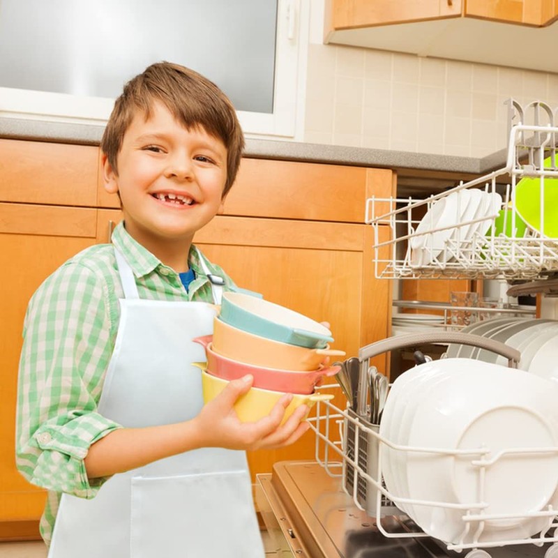 Sinland Kids Apron Children's Chef Apron for Cooking Baking Painting