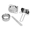 10PCS Stainless Steel Dumpling Maker Dumpling Mold Set and Cutter