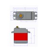 Sparkleiot TD-8120MG 20KG Digital Servo High Torque Metal Gear Waterproof