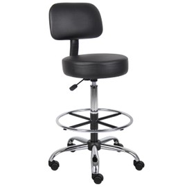 Boss Office Products Medical Stool, unspecified, Black