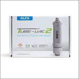 Alfa Tube-UAC2 802.11ac Dual Band long range USB adapter+ 9 dBi omni antenna kit