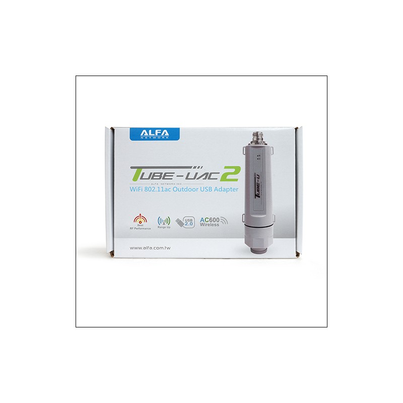 Alfa Tube-UAC2 802.11ac Dual Band long range USB adapter+ 9