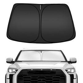 ARISMOTOR Windshield Sun Shade for Toyota Tundra (Limited, SR5, Platinum, TRD Pro) 2022-2025 2026, Custom Fit Foldable Front Window Sunshade Sun Visor Protector, Block UV Rays Keep Your Car Cooler