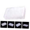 Vaguelly 1pc Box Storage Box Multi Grids Divider Bead Storage
